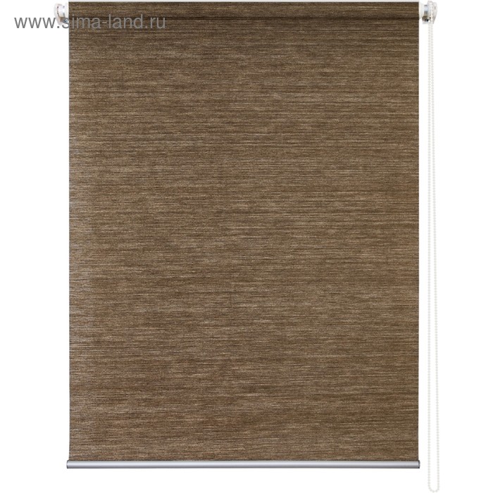 Рулонная штора «Концепт», 140 х 175 см, цвет коричневый