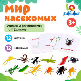 Развивающий набор с карточками «Мир насекомых», по методике Домана Ош