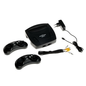 Игровая приставка Retro Genesis 8 Bit Wireless, AV кабель, 2 беспр. джойст., 300 игр, черная Ош