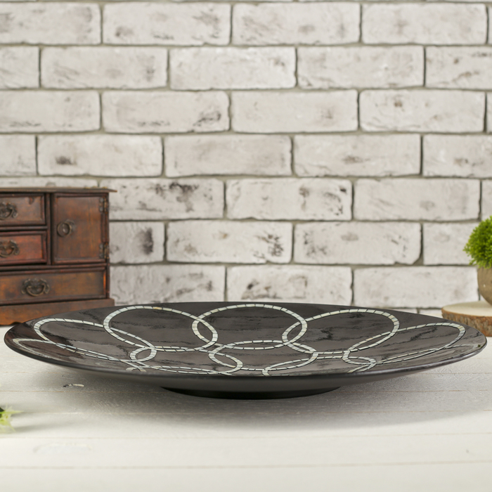 Предмет интерьера блюдо "Загадка"