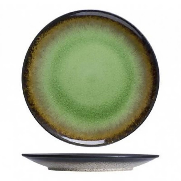 Тарелка плоская «Fervido», d=27 см, цвет зелёный зелёный горох d 27 см цвет зелёный