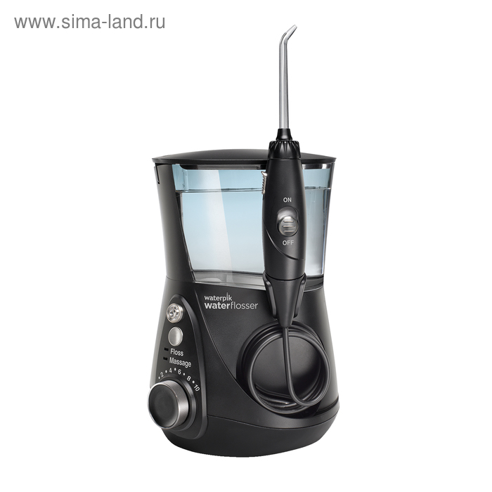 Купить Ирригатор Waterpik WP-672 E2, стационарный, 650 мл, 7 насадок, 10 режимов, чёрный Ирригатор Waterpik WP-672 E2, стационарный, 650 мл, 7 насадок, 10 режимов, чёрный