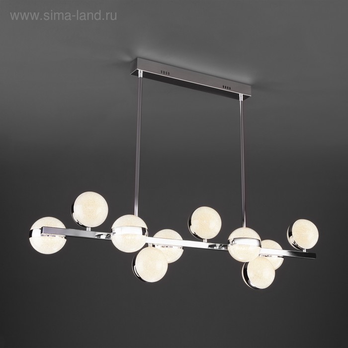 

Люстра Monica, 56Вт LED, 4200К, 2520лм, цвет хром
