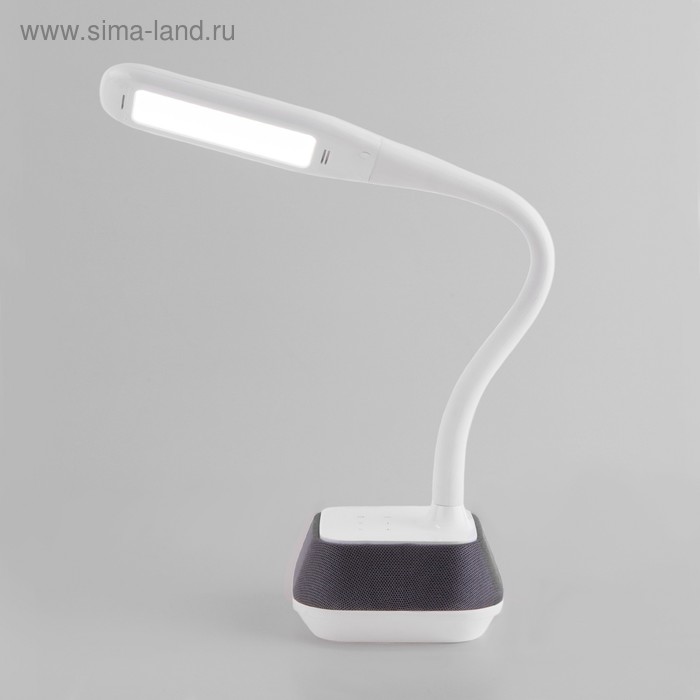 фото Настольная лампа voice, 4вт led, 6500к, 260лм, цвет белый elektrostandard