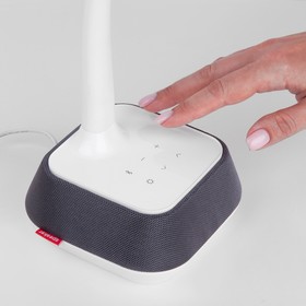 

Настольная лампа Voice, 4Вт LED, 6500К, 260лм, цвет белый