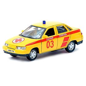 

Машина металлическая «Lada 2110», масштаб 1:34, цвета МИКС