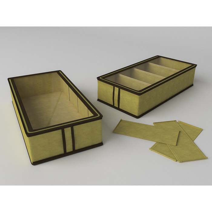 

Короб для обуви на 4 ячейки, 26х52х12 см