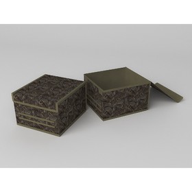 

Короб для хранения жёсткий «Русский Шик», 25х27х17 см