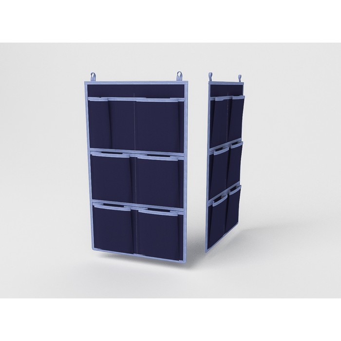фото Кофр для аксессуаров «классик синий», 7 карманов, 35х60 см cofret