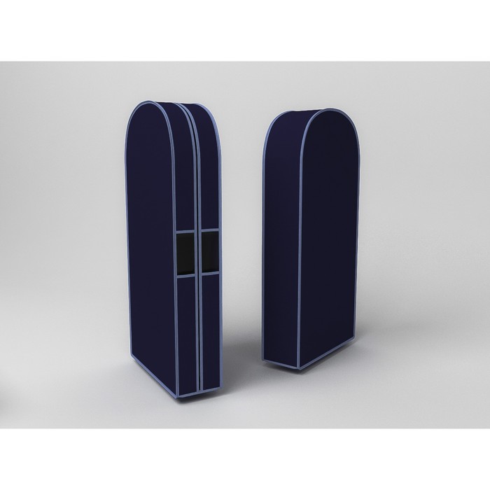 фото Чехол двойной для одежды большой «классик синий», 60х130х20 см cofret