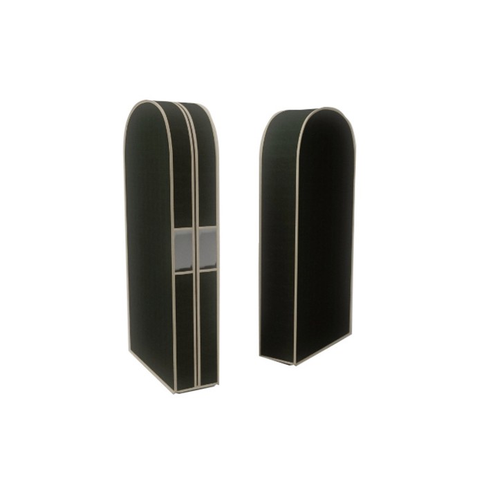 фото Чехол двойной для одежды малый «классик чёрный», 60х100х20 см cofret