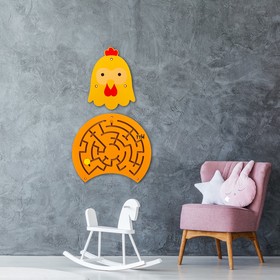 

Бизиборд настенный «Курочка» 55×39 см