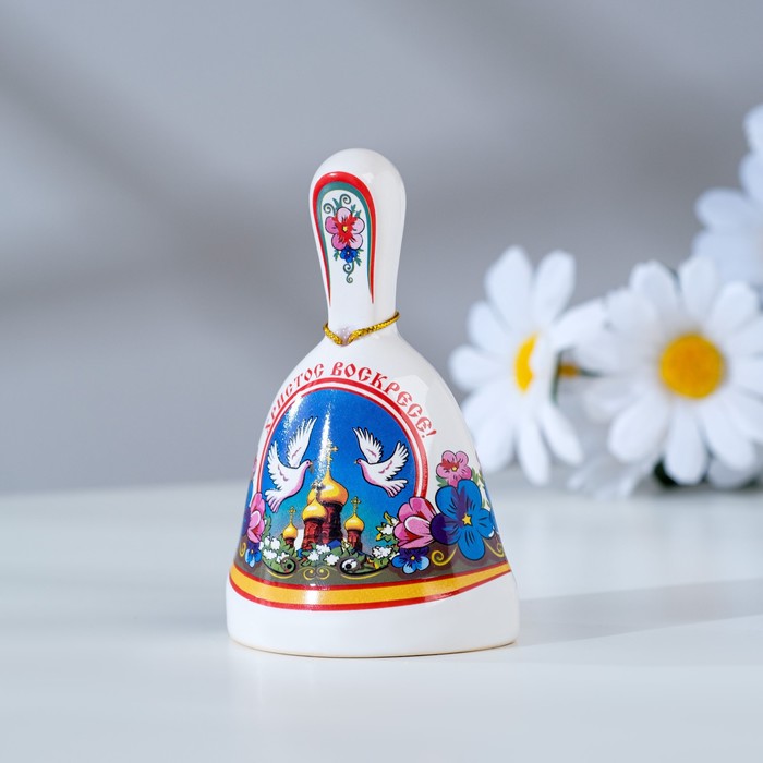

Колокольчик с ручкой "Тюльпан. Пасха", готика, 9 см