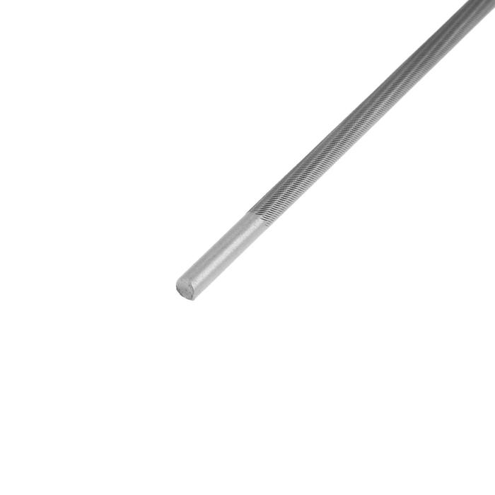 Напильник TUNDRA, для заточки цепей пил, круглый, У10, 2К рукоятка, d=4.8 мм, №3, 200 мм