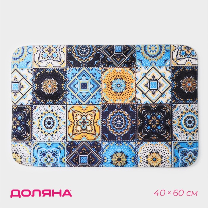

Коврик для ванной Доляна «Богемия», мозаика, 40×60 см