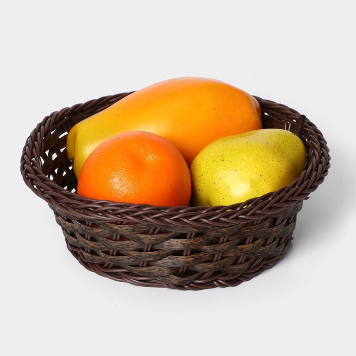 Корзинка для фруктов и хлеба Доляна «Древо», 21×21×6,5 см