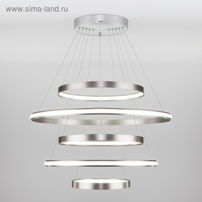 

Люстра Olympia, 145Вт LED, 3300-6500К, 7250лм, цвет никель