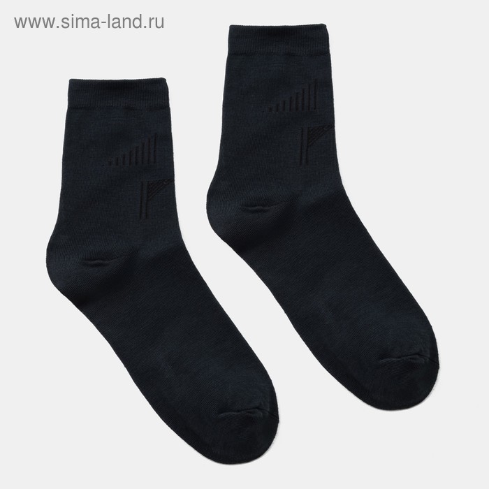 Носки мужские MINAKU «Бамбук», цвет чёрный, размер 40-41 (27 см) носки мужские бамбук гранд цвет коричневый размер 27 41 42