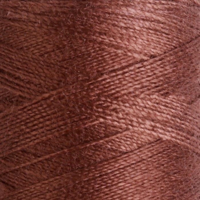 фото Набор ниток 40лш, 200 м, 5 шт, цвет коричневый красная нить