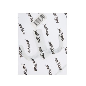 

Крючок мебельный двухрожковый, цвет хром