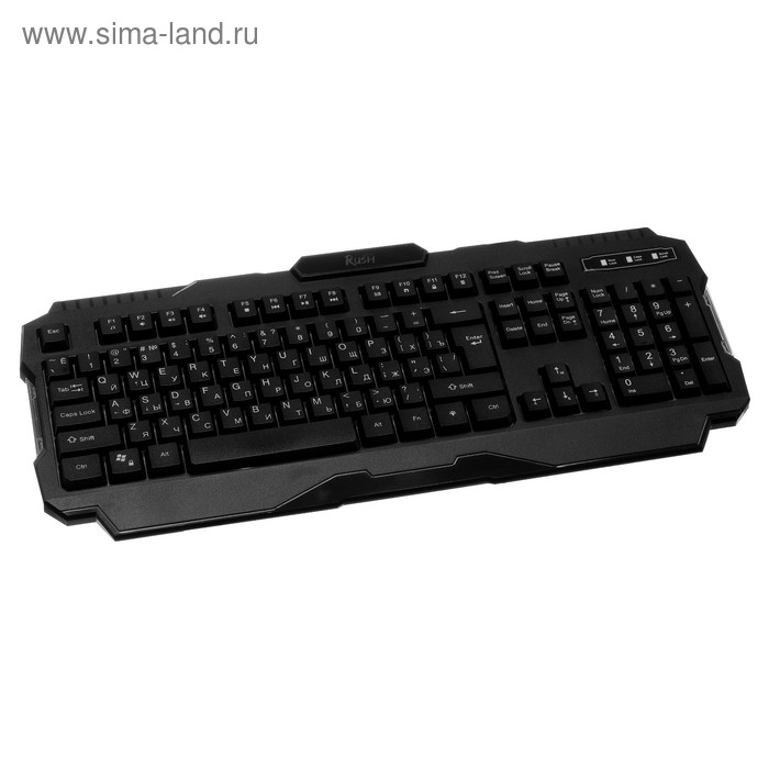 Клавиатура Smartbuy RUSH Warrior 308, игровая, проводная,104 клавиш, USB, черная