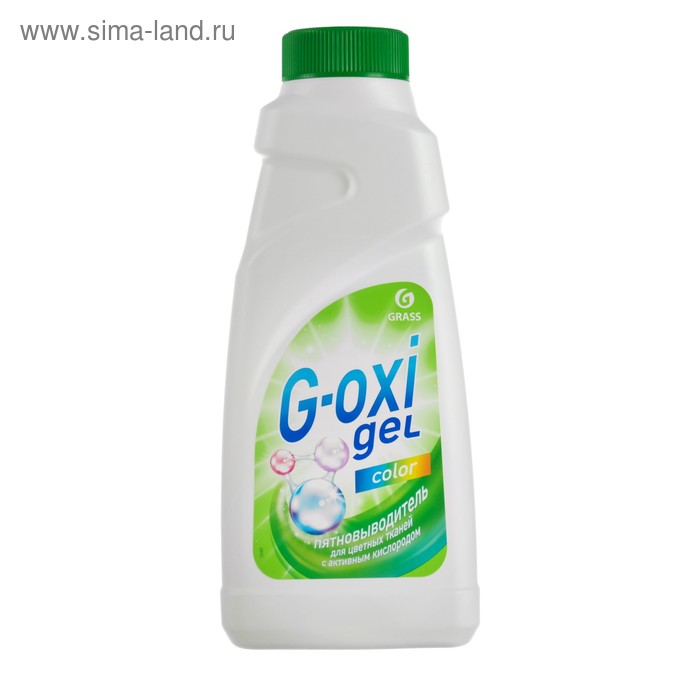 

Пятновыводитель Grass G-oxi, гель, для цветных вещей, кислородный, 500 мл