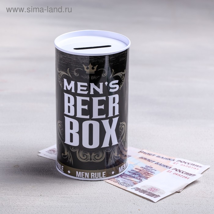 

Копилка «Beer box», 6.5 х 12 см
