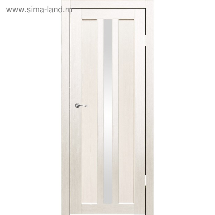 

Дверное полотно "Монреаль 1" Дуб перламутр, белый лакобель 2000x600