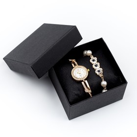 Подарочный набор 2 в 1 'Bajul': наручные часы и браслет Ош