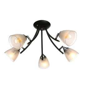 

Люстра 290151 5хE27 60Вт черный 36х36х13 см