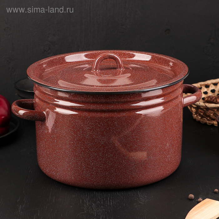Кастрюля Коричневый рябчик 7 л 976₽