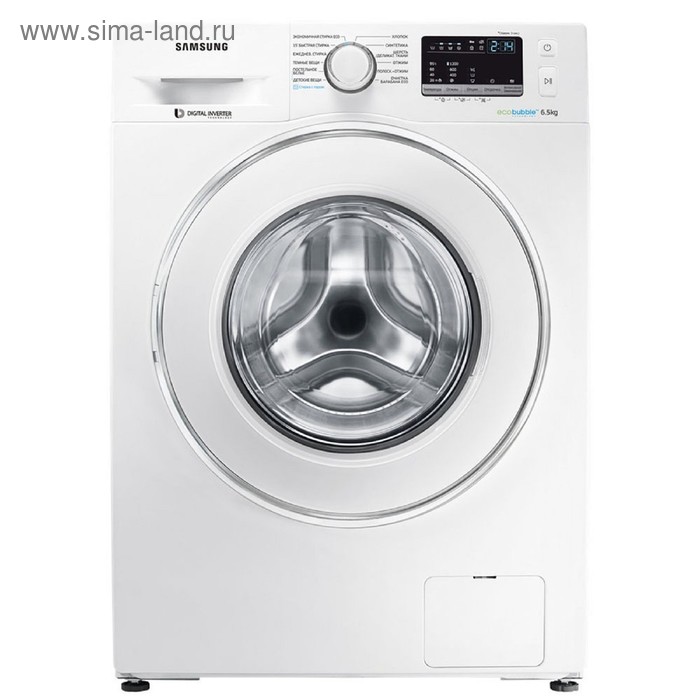 Стиральная машина Samsung WW65J42E0JW класс А 1200 обмин 65 кг дисплей белая 5038600₽