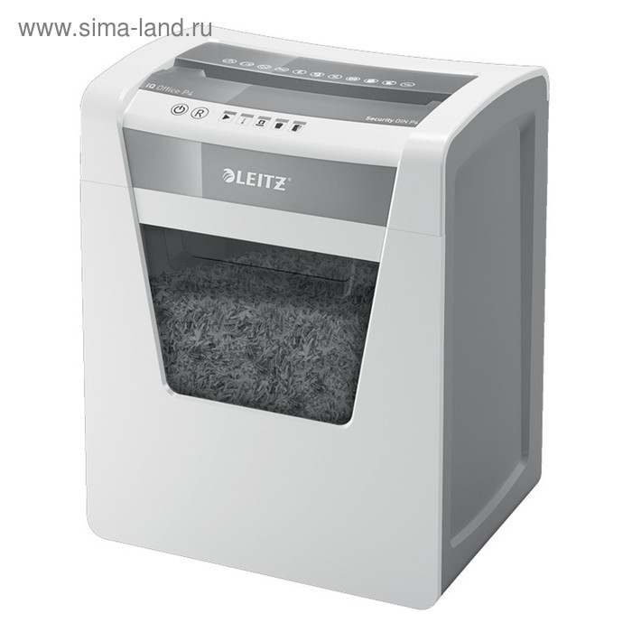 Шредер Leitz IQ Office P-4 фрагменты 4x40мм 15 листов одн скрепки скобы 23л 35538₽