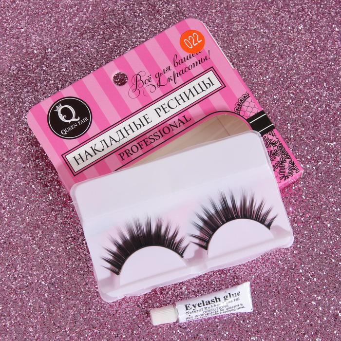 Ресницы накладные с клеем