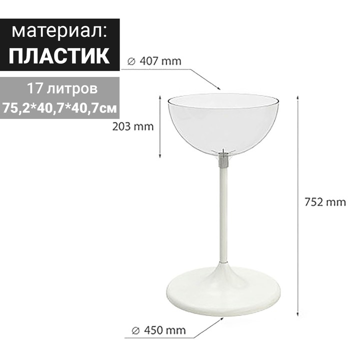 

Дисплей UNIBOWL 17л.