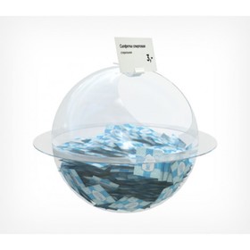 

Дисплей полукруглый для мелкого товара BOWL- верхняя секция