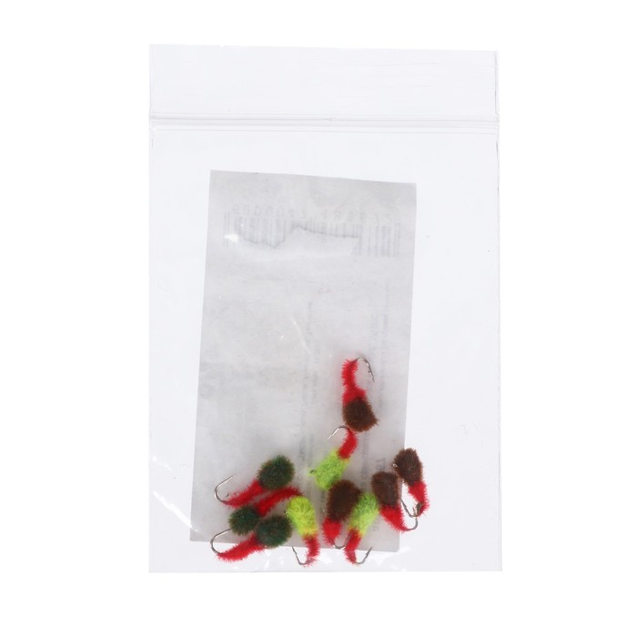 

Мормышка свинцовая SS, крючок Mustad, МИКС