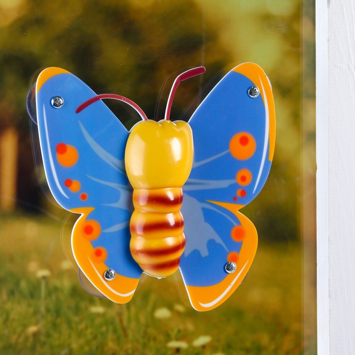 фото Пластиковый термометр оконный "бабочка" в пакете добропаровъ