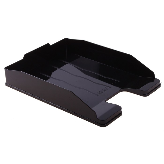 Лоток для бумаг горизонтальный "Эксперт", чёрный
