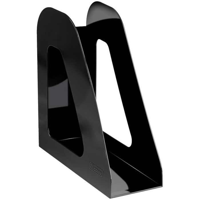 Лоток для бумаг вертикальный "Фаворит", чёрный