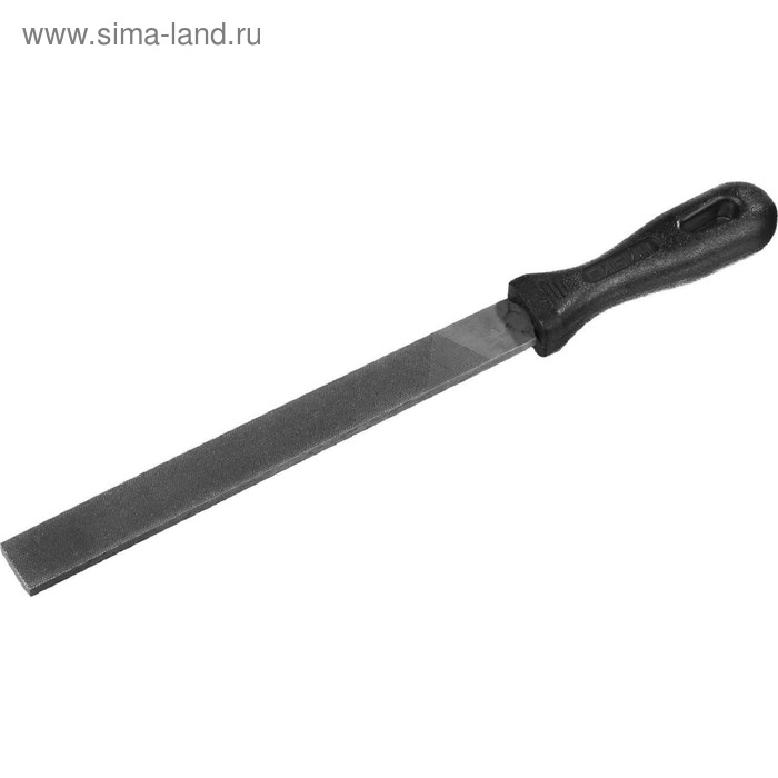 Напильник плоский СИБИН 16701-20, с пластиковой рукояткой, 200мм
