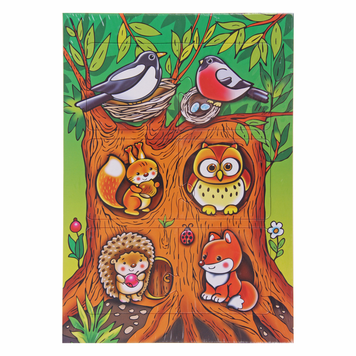 Развивающая рамка &quot;Кто где живет&quot;