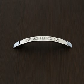 

Ручка-скоба с кристаллами CRL04, 96мм, хром 125*19*22