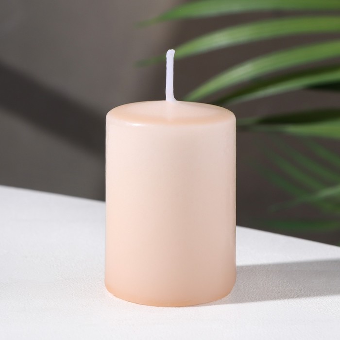 Свеча - цилиндр ароматическая Корица, 4х6 см свеча цилиндр ароматическая сандаловое дерево 4х6 см