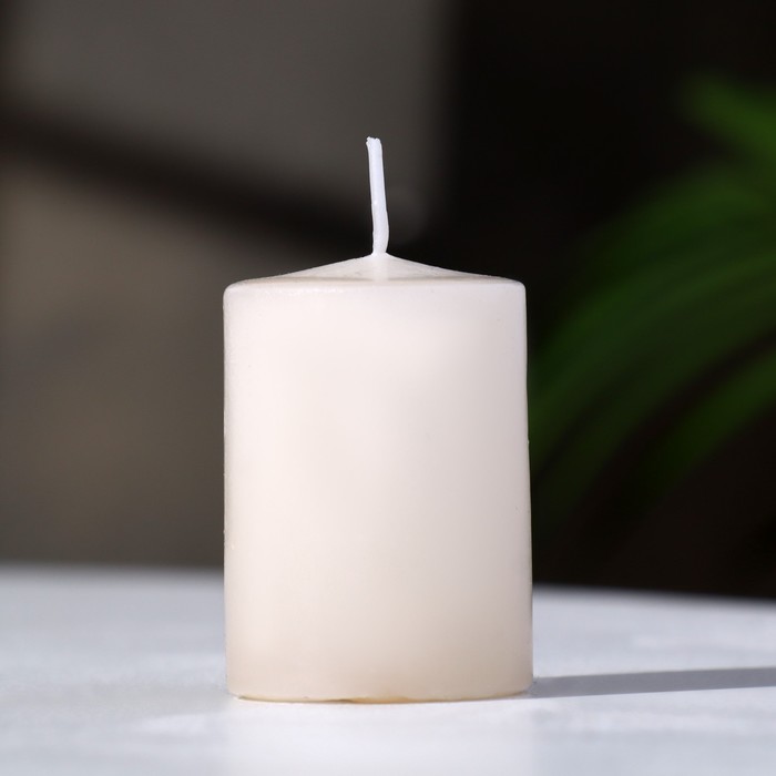 Свеча - цилиндр ароматическая Пряное яблоко, 4х6 см ароматическая свеча spiced pumpkin souffle пряное тыквенное суфле свеча 90г