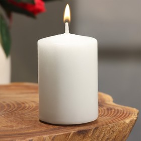 Свеча - цилиндр ароматическая 'Французская ваниль', 4х6 см Ош