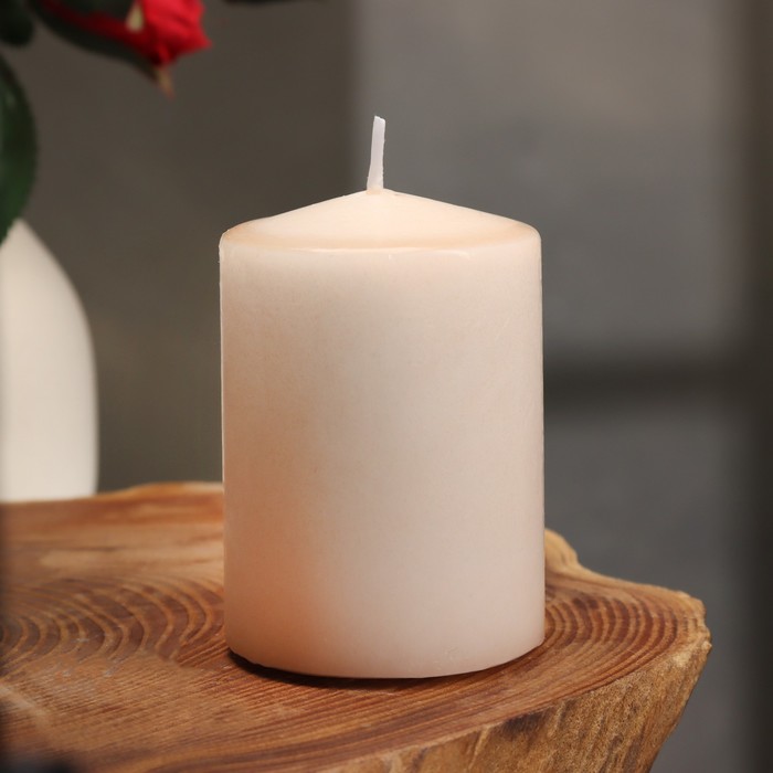 Свеча - цилиндр ароматическая Корица, 5,6х8 см ароматическая свеча корица 120мл