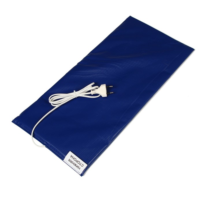 Электроподогревательный коврик для рассады, 52 × 25 × 1,5 см, цвет МИКС