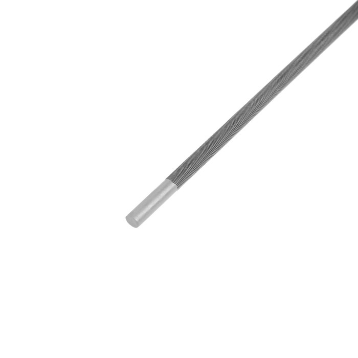 Напильник TUNDRA, для заточки цепей пил, круглый, сталь У10, d=5.5 мм, №3, 200 мм