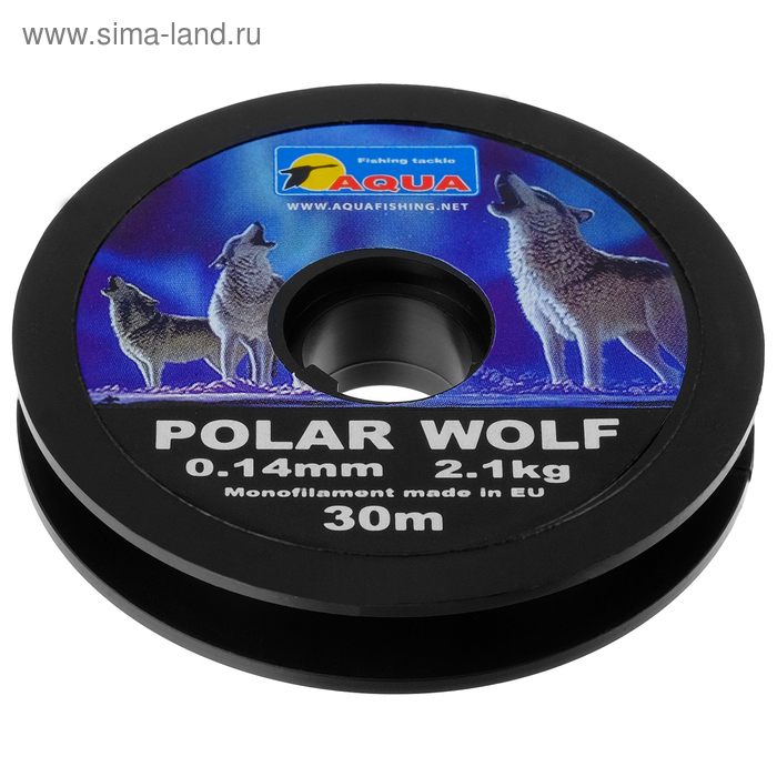 фото Леска aqua polar wolf, 0,14 мм, 30 м
